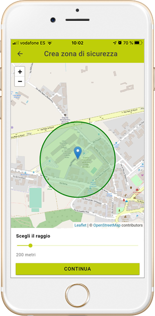 Nock app zonas seguridad